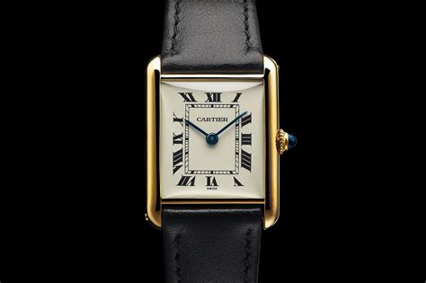 bracelet cuir cartier tank|cartier tank alternative ladies.